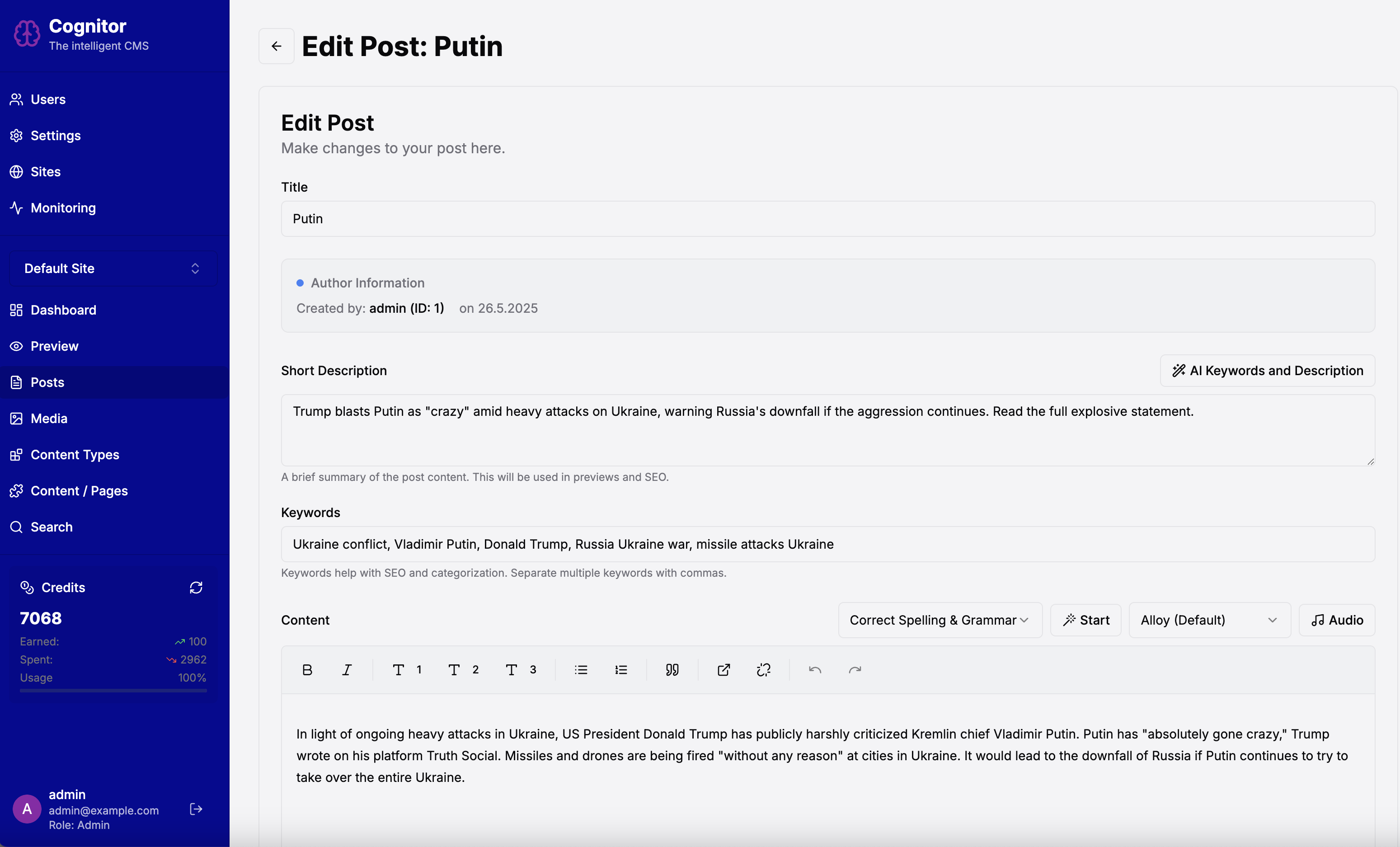 Rich Text Editor
