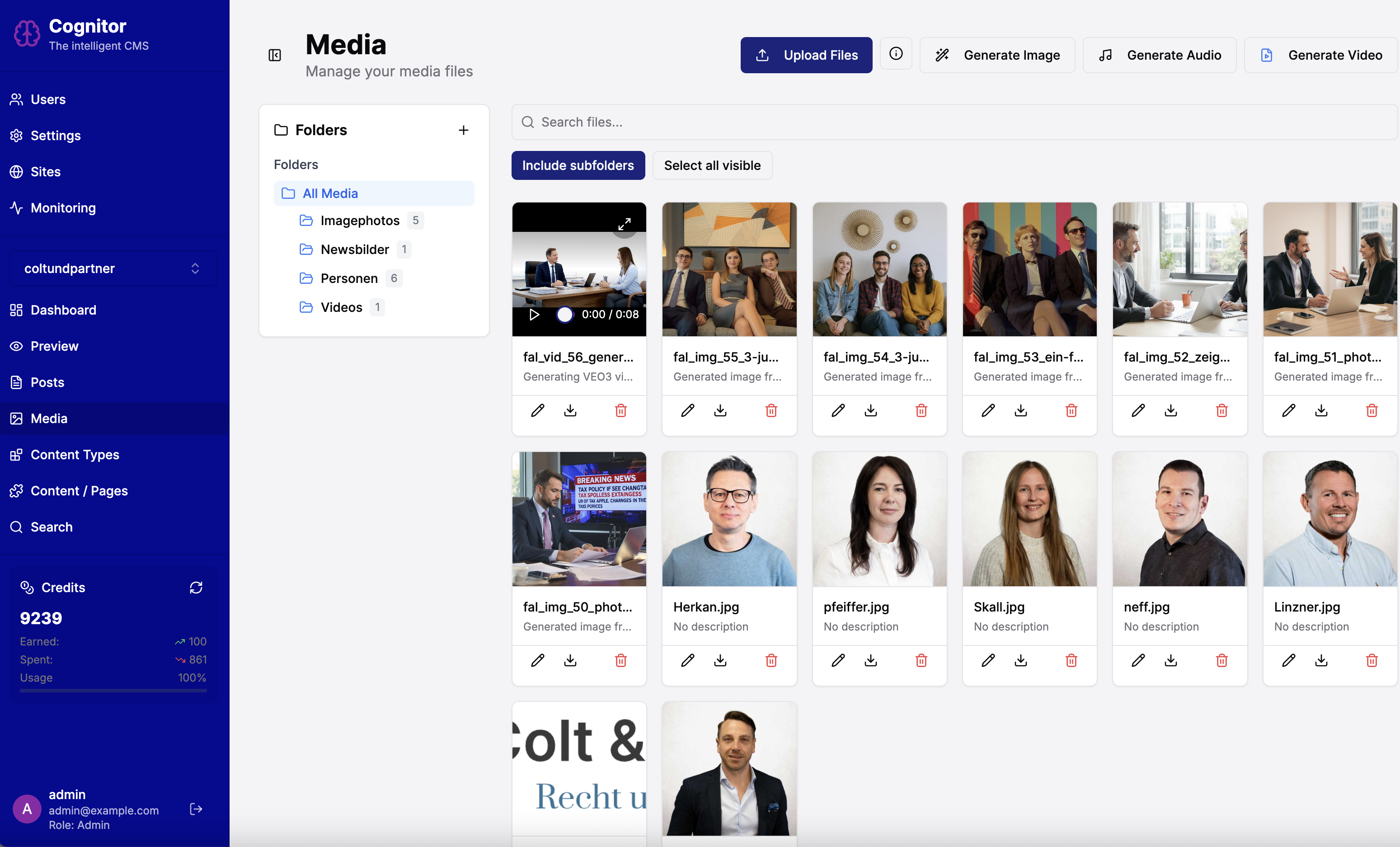 Media Library Grid